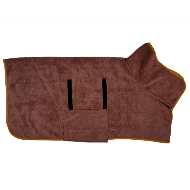 Fast-Drying Pet Bathrobe Towel - Adjustable, Multiple Sizes